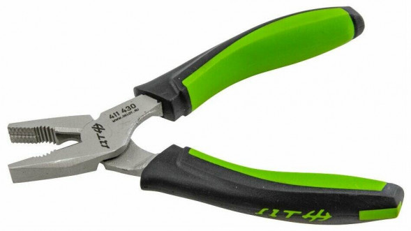 411430 Пассатижи (плоскогубцы) комбинированные усиленные130мм  (6шт)