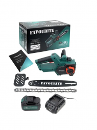 Цепная пила аккумуляторная OBS 21 TG12  21В, 4Ач, ЗУ FAVOURITE