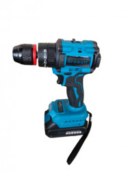 Бесщеточная ударная дрель-шуруповерт c набором  Gruwatt