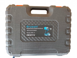 Бесщеточная ударная дрель-шуруповерт c набором  Gruwatt