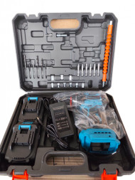 Бесщеточная ударная дрель-шуруповерт c набором  Gruwatt