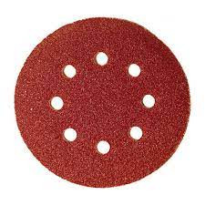 Круг наждач. на лип. 125мм Р400 8 отверстий