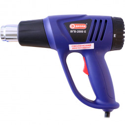 Воздухогрейка горячего воздуха (фен технический, 6 пред.с рег.) 2000 Вт (ВГВ-2000 Е) "ДИОЛД"