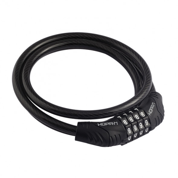 Замок велосипедный кодовый №21 8*1000мм  &quot;Нора-М&quot;