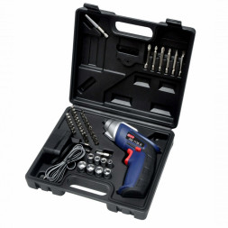 Шуруповерт электрический аккумуляторный 44 предмета (АШ-1136 Л) &quot;ДИОЛД&quot;