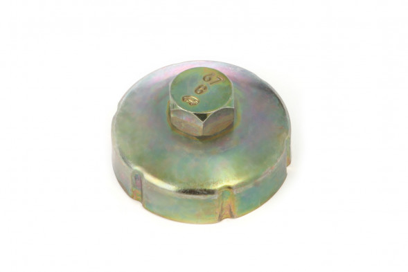 800166 Съемник масляных фильтров &quot;чашка&quot; Ø67 мм, 6 граней (113172)