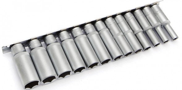 610313 Набор головок шестигранных удлиненных 3/8&quot; 13шт. (5шт)