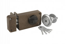 Замок накладной ЗЕНИТ ЗН2-6 медь