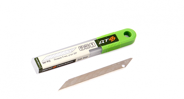 261912 Лезвие 9 мм угол 30, (10шт)