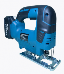 Бесщеточный аккумуляторный лобзик, 4Ah аккум. 2шт, З/У GROWER