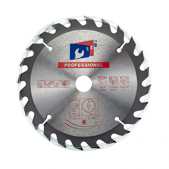 Диск пильный по дереву 250*24*32 СЕБ