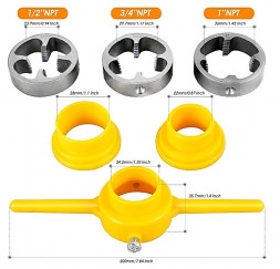Набор Плашек для ПВХ труб X-PERT