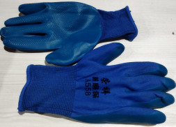 А-65 Перчатки стрейчевые из нейлона с резиновым покрытием (12шт)