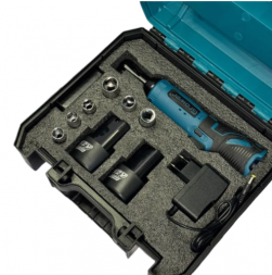 Бесщеточный аккумуляторный угловой гайковерт,аккум. 2шт 12в, 1.5Ah, З/У GROWER