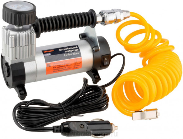 40306 Автокомпрессор "АвтоДело" 12V (10 АТМ 35L/MIN)