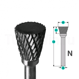 Борфреза твердосплавная NХ1612М06