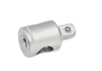 Переходник 1/4"F×3/8"М с отверстием под вороток 3/8'' "ДТ" (20шт)