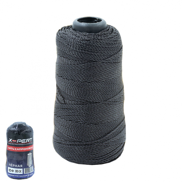 Нить капроновая на катушке 7С-2(черный)(Гродно) 1/230 X-pert