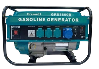 Бензиновый генератор GRS3800R/B Ручной, GROWER