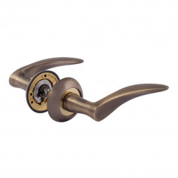 Ручка дверная AL 38A AL (ст.бронза)  &quot;Нора-М&quot;