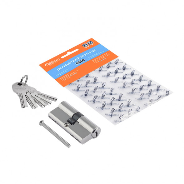 Цилиндр.мех-м STD AL ЛП-70 (хром) (35-35) &quot;Нора-М&quot;