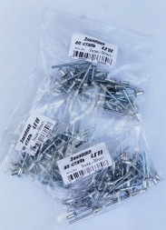 Заклепка &quot;Практик&quot; ал.-сталь 4,0*10  50шт.