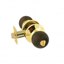 Защелка м/к (фикс.) (тем.дерево/золото) ЗШ-03-Э  "Нора-М"