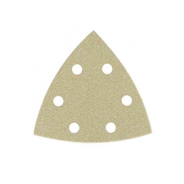 Абразивная  дельта, нажд.лист SMIRDEX 510 White Line, 6 отверстий 95*95*95 Р240