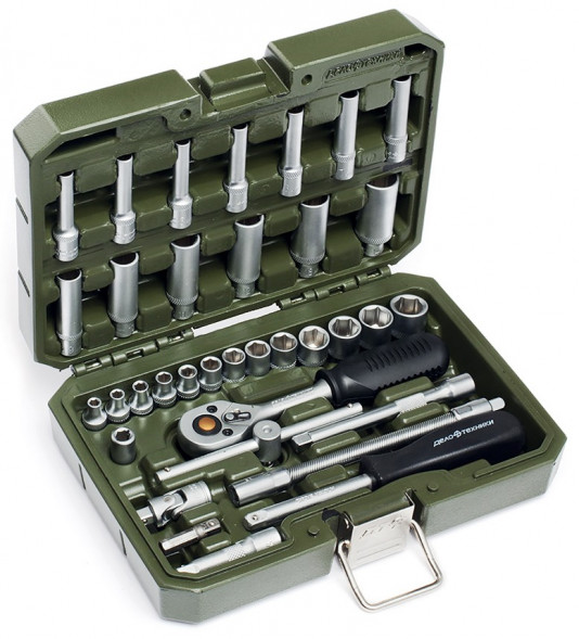 600735 Набор головок и принадлежностей 1/4&quot; 35предм. (10шт)