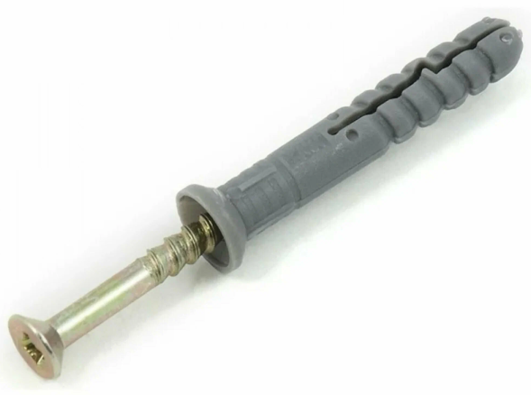 Дюбель-гвоздь SM-L 8*80 потайной бортиком (750 шт.) SV PREMIUM