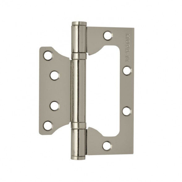 Петля накладная унив. 800-4&quot; FНР СВ (хром.покр.) без колп. (100*75*2,5)  &quot;Нора-М&quot;