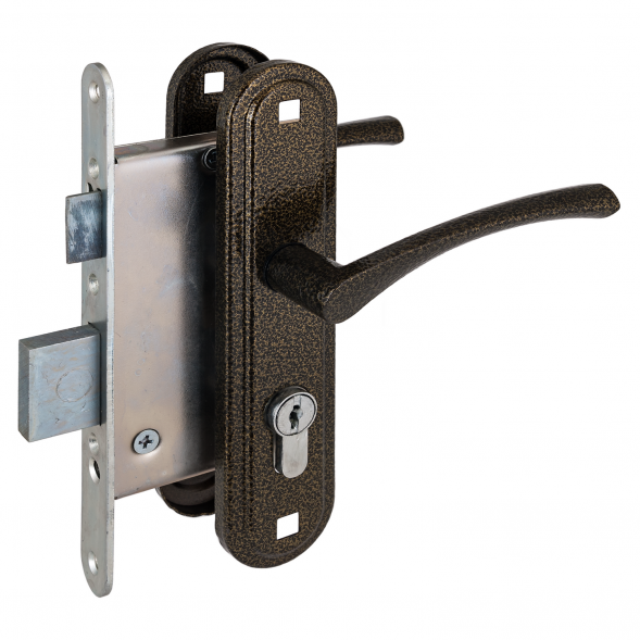 Замок врезной ЗЕНИТ ЗВ4-3.07 бронза