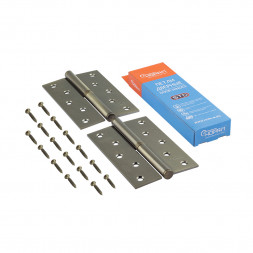 Петля сталь 750-5&quot;-FНР-ЕСО (хром.покр.) левая  (120*80*2,5)  &quot;Нора-М&quot;