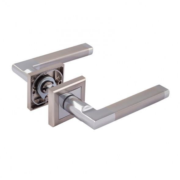 Ручка дверная AL 108К AL мат.никель "Нора-М"