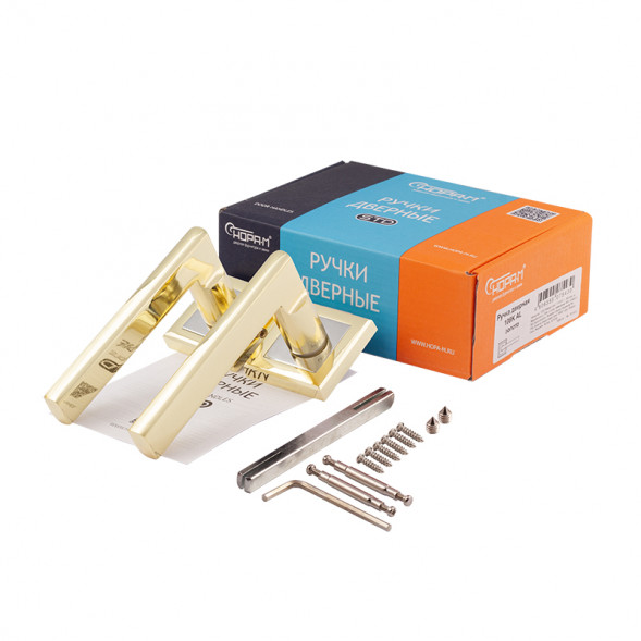 Ручка дверная AL 108К AL мат.никель "Нора-М"