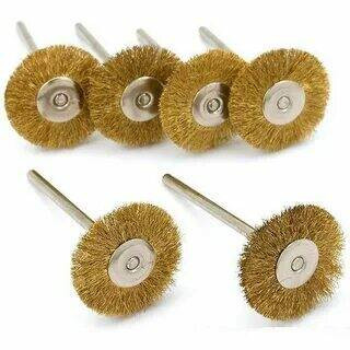 Щетка мини (плоская, латунь)