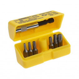 Набор насадок-бит Mr.Logo &quot;CR-V&quot; 7 предетов TORX (желтый) SD-801B-AT