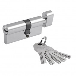 Цилиндр.мех-м STD AL ЛПВ-90 (хром) (50-40в) &quot;Нора-М&quot;