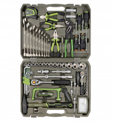 620801 Набор головок 1/4", 1/2" с инструментом, 101 предмет