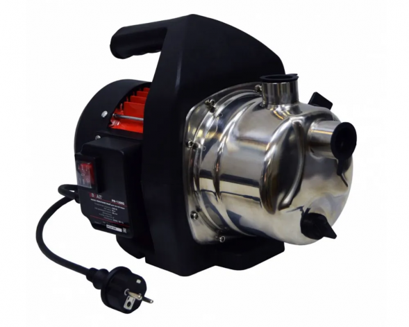 Насос поверхностный PN-1300S (1300Вт, 58л./мин., макс. напор 46м., дл. кабеля 1м.,нерж.сталь)50шт/по