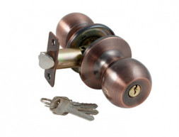 Защелка дверная S-Locked 6072 - 01-ЕТ AС медь ключ