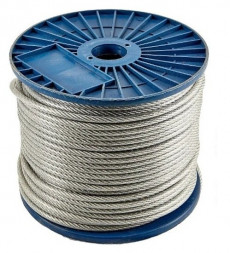 Трос стальной DIN 3055 5мм оцинк (100м) КНР