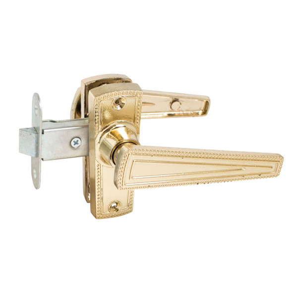 Защелка врезная ЗЕНИТ ЗЩ2.01 золото лак