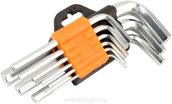 30339 Набор Г-обр.шестигр. 9ч. (1,5-10мм)  АвтоДело
