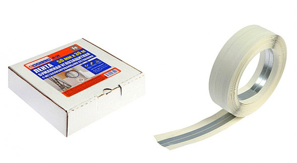 Лента  углоформирующая армированная 50мм*30м  4WALLS"/10