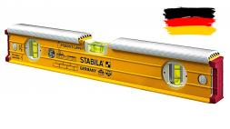 Уровень тип 96-2К, 80см  (2верт.1гориз.точн.0,5мм/м) для каменщика/плиточника STABILA