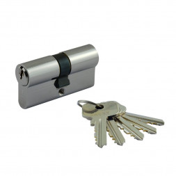 Цилиндр.мех-м Люкс I Л-70 (хром) (35-35)  "Нора-М"