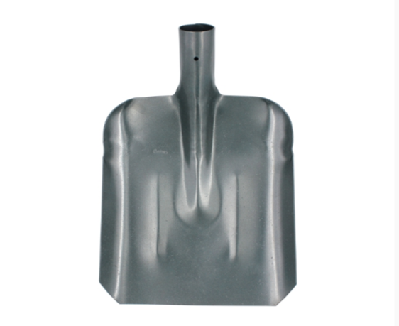 Лопата совковая п/о, РЕЛЬСОВАЯ СТАЛЬ, 235х345мм с ребрами жесткости, б/ч, тулейка d 40