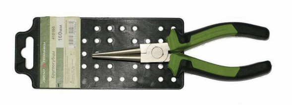 412760 (418160) Круглогубцы 160мм на холдере  (6шт)