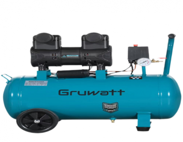 Компрессор воздушный безмаслянный 50л GROWER